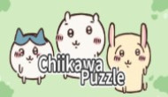 Chiikawa character face puzzle where pieces disappear, challenging shortโterm memory and placement order
